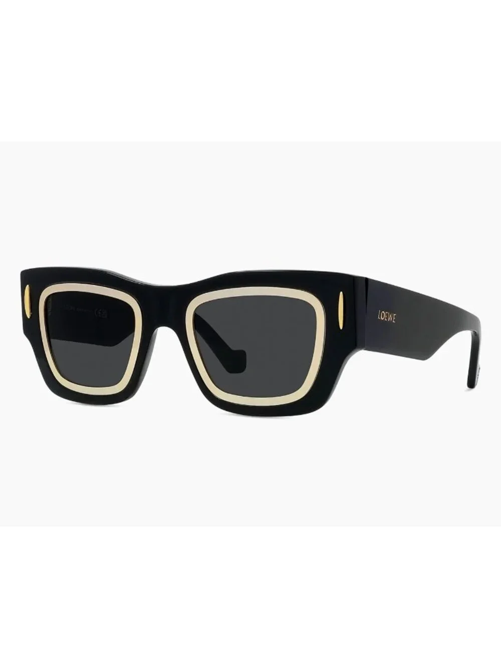 LOEWE Signature LW401681 01A 53MM Square Sunglasses